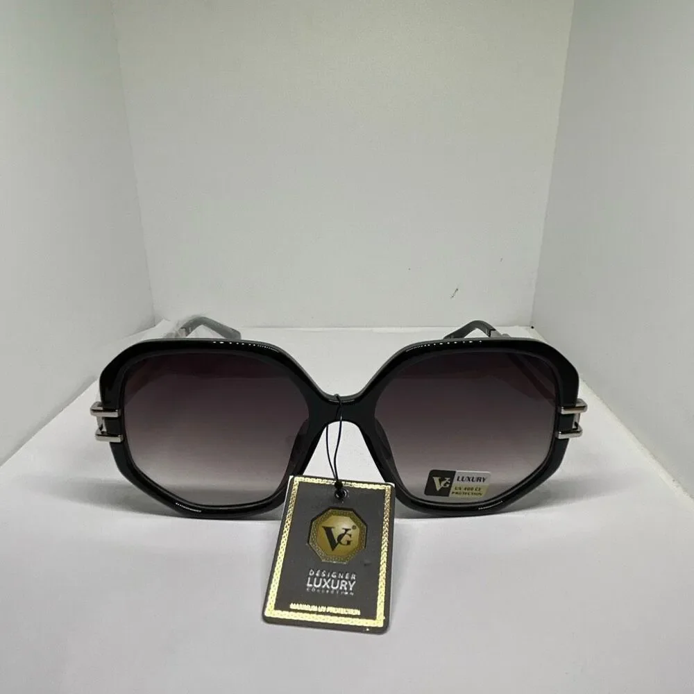 VG Designer Luxury Square Sunglasses NWT UV400 Protection